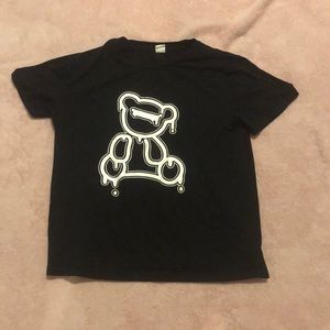 Shein black bear shirt